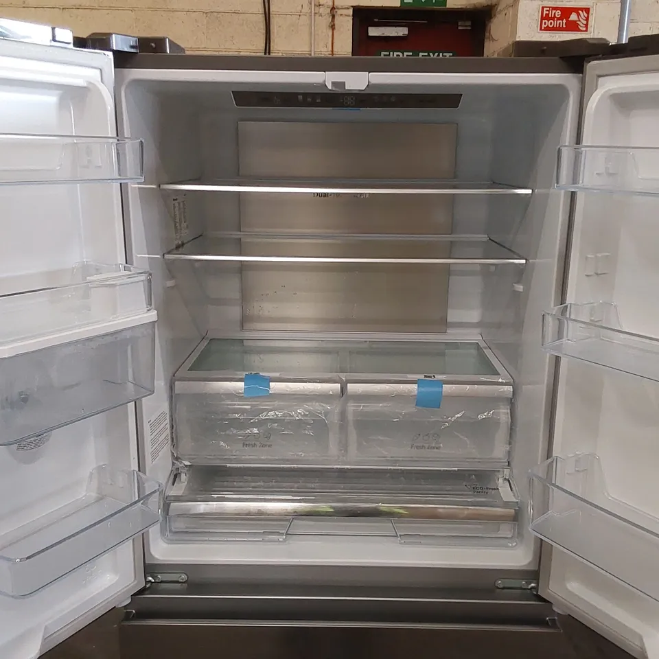 HISENSE RF540N4WI1 AMERICAN FRIDGE FREEZER - STEEL