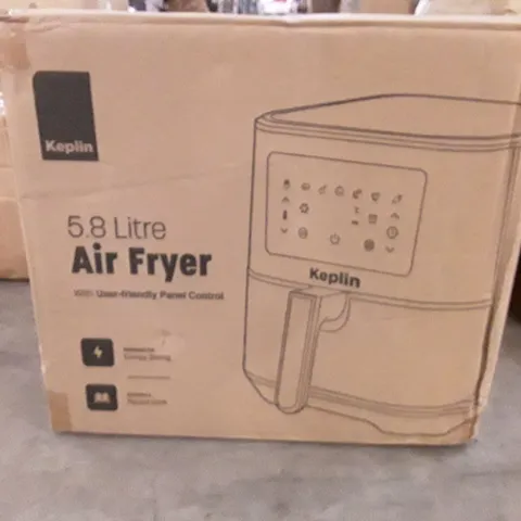 BOXED KEPLIN 5.8LT AIR FRYER 