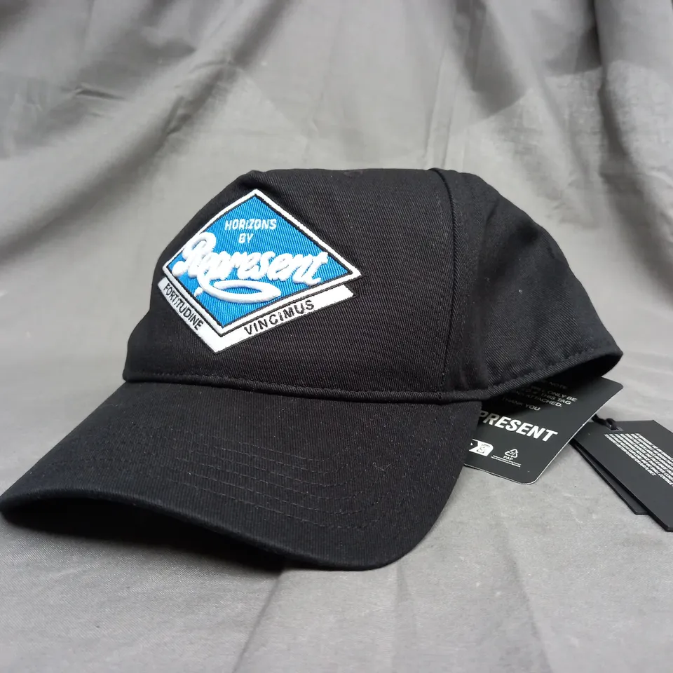 REPRESENT POWERED BY REPRESENT CAP IN BLACK