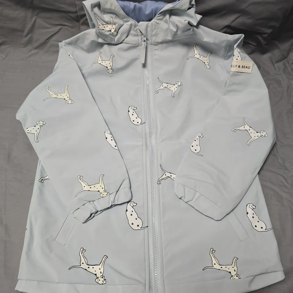 HOLLY & BEAU DALMATIAN RAINCOAT – AGE 7-8