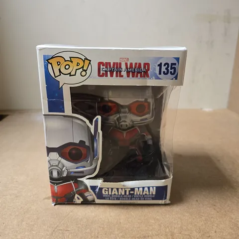 FUNKO POP! MARVEL CAPTAIN AMERICA: CIVIL WAR GIANT-MAN (135) – BOXED