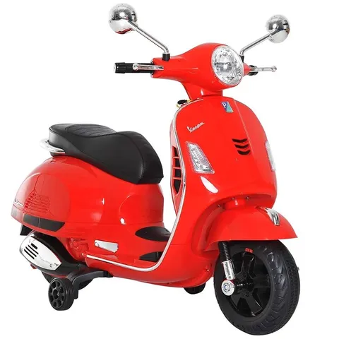 BOXED COLLINS FREEPORT PARK 6V 1 SEATER MOTORCYCLES BATTERY POWERED RIDE ON - RED (1 BOX)