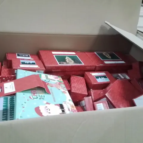 PALLET CONTAINING A LARGE QUANTITY OF ASSORTED CHRISTMAS DECORATIONS AND PRODUCTS TO INCLUDE;LED WOODEN CHRISTMAS TREE,WOODEN TREES,SNOW GLOBE