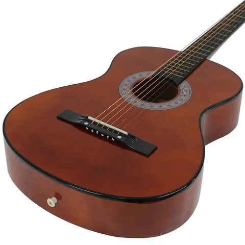 BOXED DAWOO 4/4 SIZE ACOUSTIC GUITAR - WOOD COLOUR