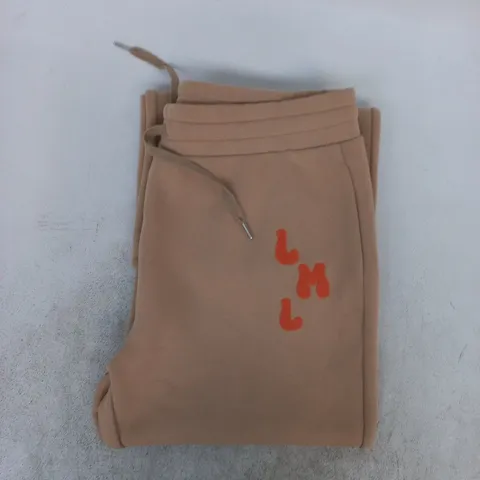 LITTLE MISS LABEL SWEATPANTS IN BEIGE SIZE XXL