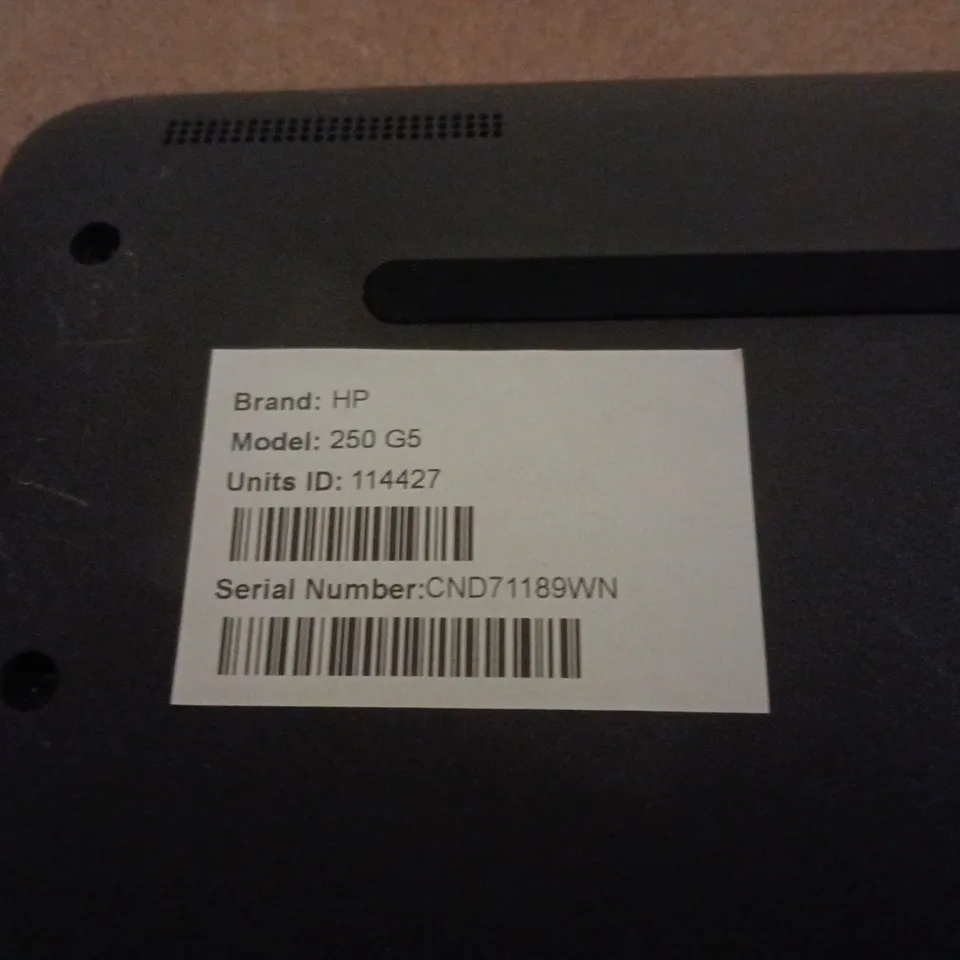 HP 250 G5 LAPTOP – BLACK