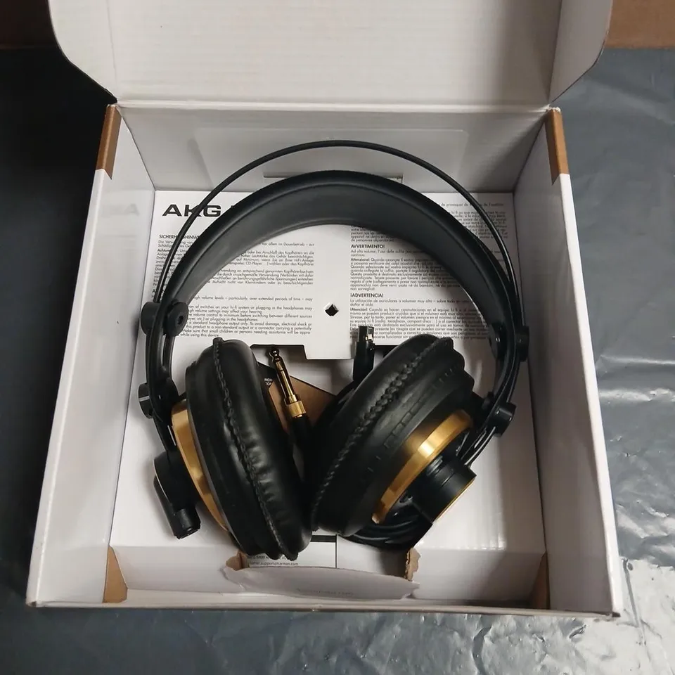 AKG K240 STUDIO HEADPHONES – SEMI-OPEN STUDIO REFERENCE, BOXED