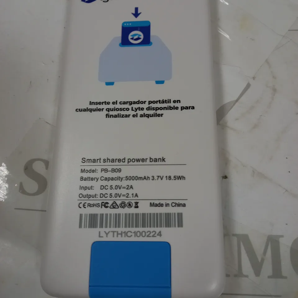 LYTE SMART SHARED POWER BANK PB-B09
