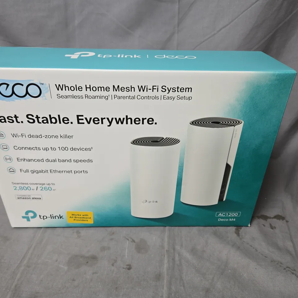 TP LINK DECO M4 (2-PACK) AC1200 WHOLE HOME WI-FI
