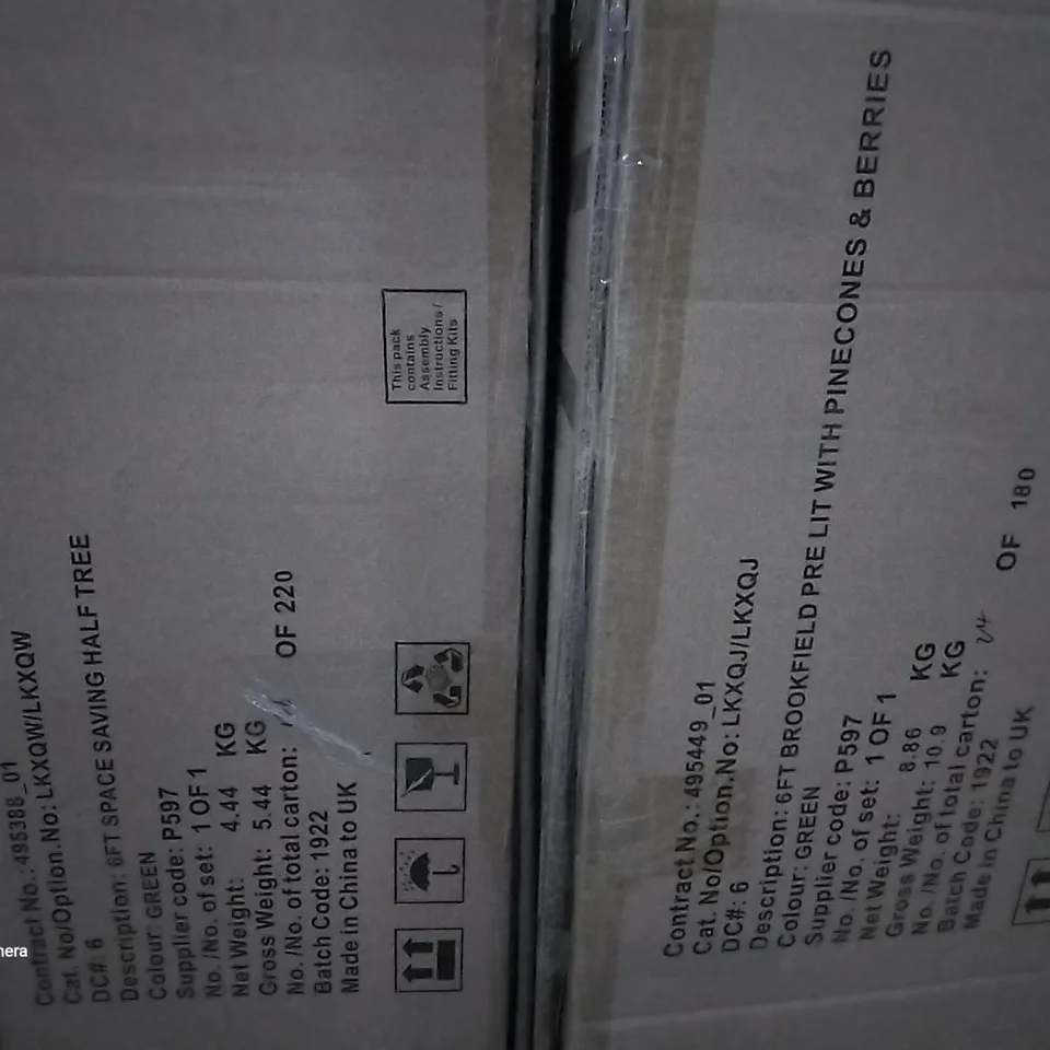 4 ASSORTED CHRISTMAS TREES  RRP £470