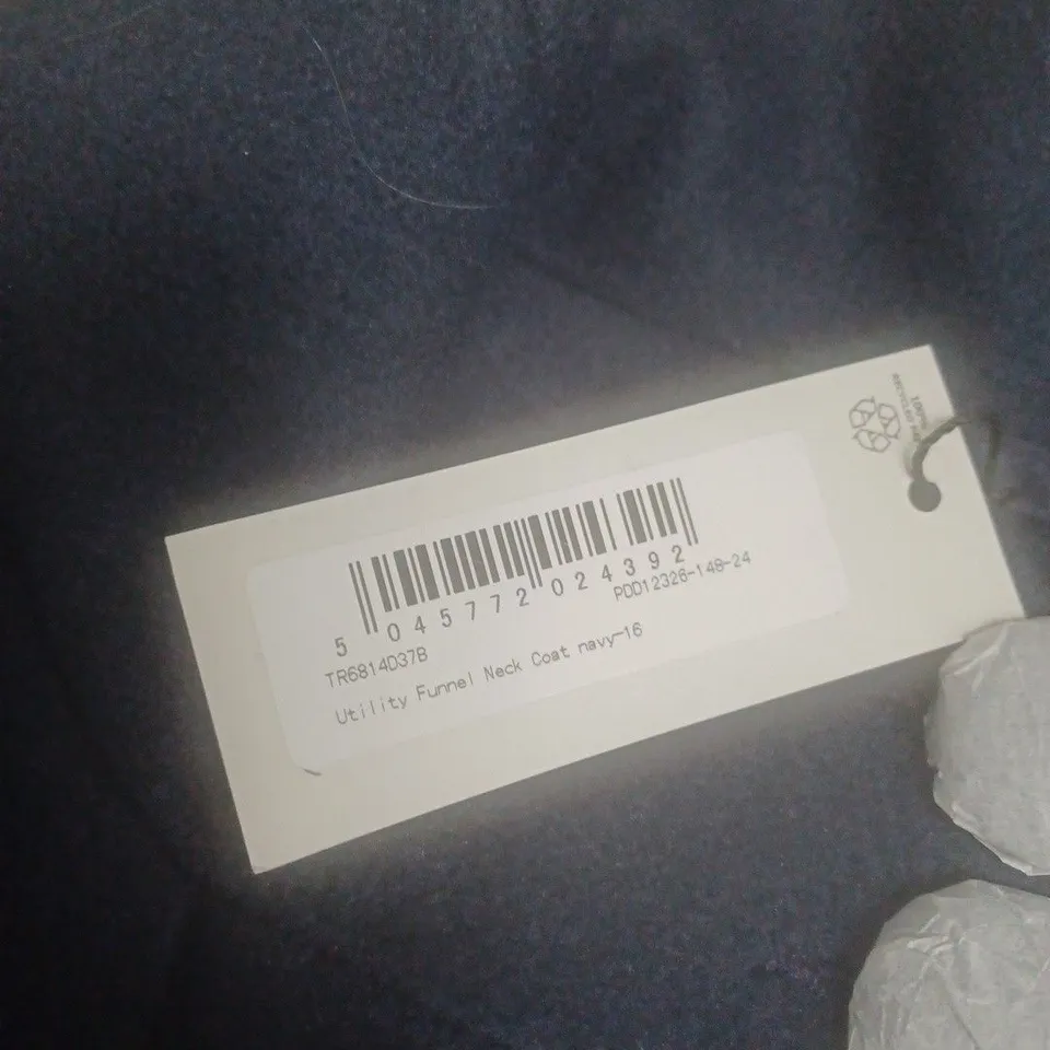 PRINCIPLES UTILITY FUNNEL NECK COAT - SIZE 16