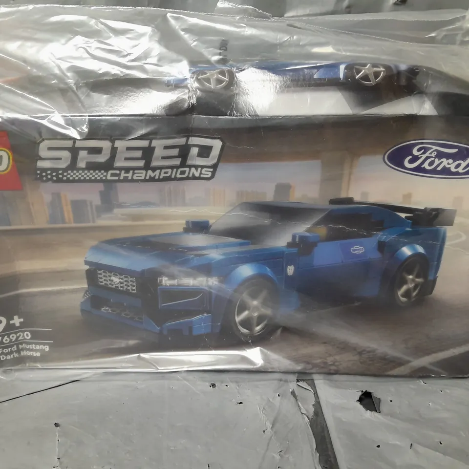 LEGO SPEED CHAMPIONS FORD MUSTANG DARK HORSE SPORTS CAR 