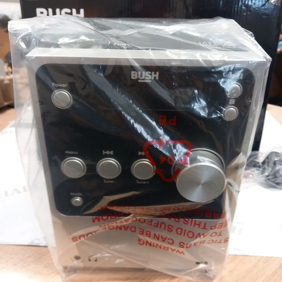 BOXED BUSH CD MICRO SYSTEM WITH BLUETOOTH AND DAB