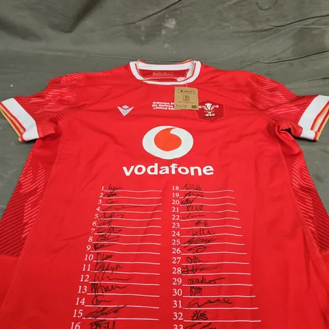 MACRON WRU SIGNED SHIRT HOME 24/25 SLIM FIT - XL