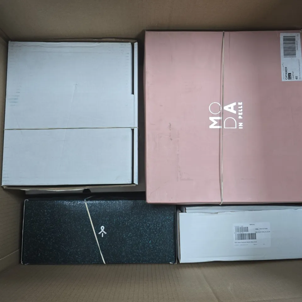 APPROXIMATELY 9 BOXED PAIRS OF SHOES IN VARIOUS SIZES, STYLES & COLOURS TO INCLUDE BRANDS SUCH AS MODA IN PELLE, EMU AUSTRALIA, BLOWFISH MALIBU, ETC - COLLECTION ONLY