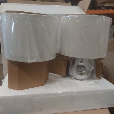 PALLET CONTAINING APPROXIMATELY 30x 2PCS MARISSA CHROME TOUCH TABLE LAMPS