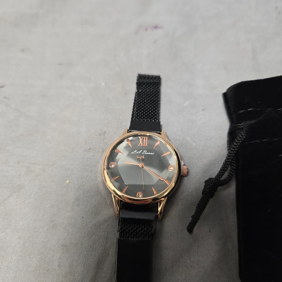 LADIES LA BANUS WATCH – MESH METAL STRAP WITH MAGNETIC CLASP