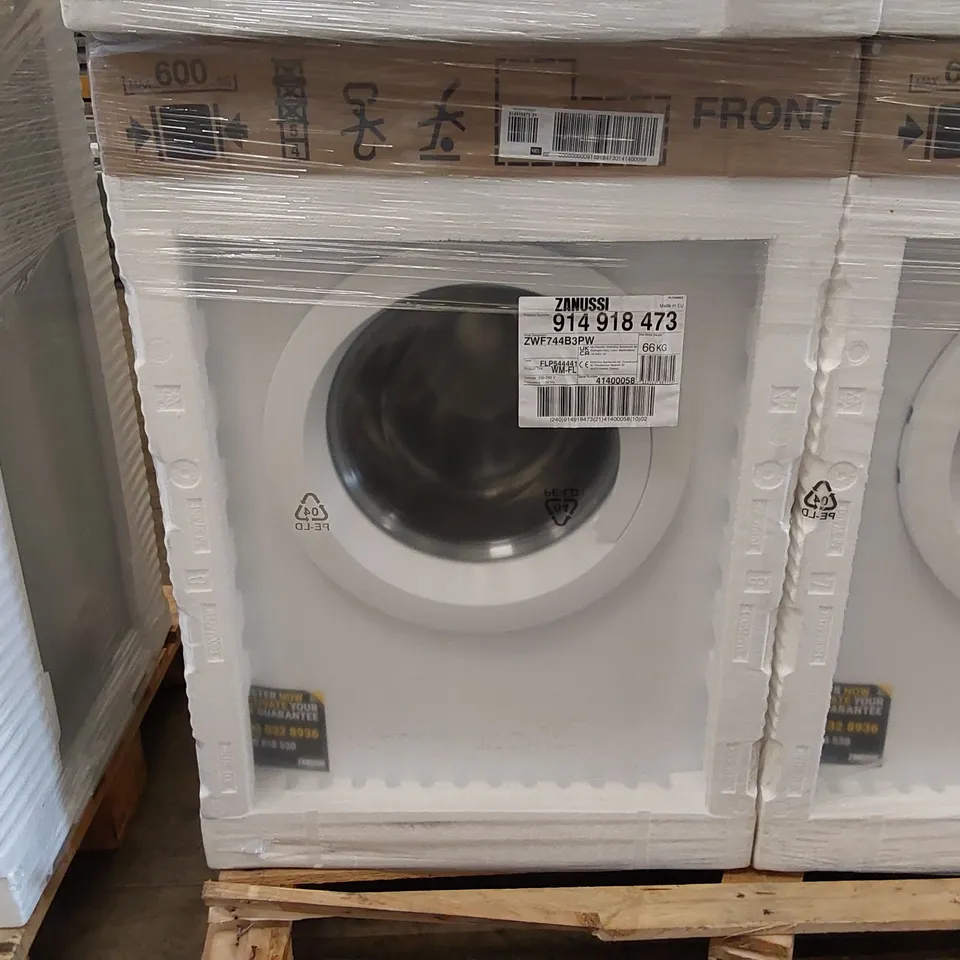 ZANUSSI ZWF744B3PW 7 KG 1400 SPIN WASHING MACHINE - WHITE