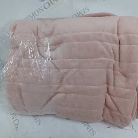 COZEE HOME HEATED BLANKET IN PINK