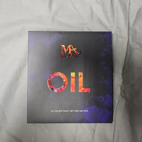 MOZART OIL PAINT SET - 24 COLOR TUBES FOR ARTISTS APPROXIMATELY 6 PCS