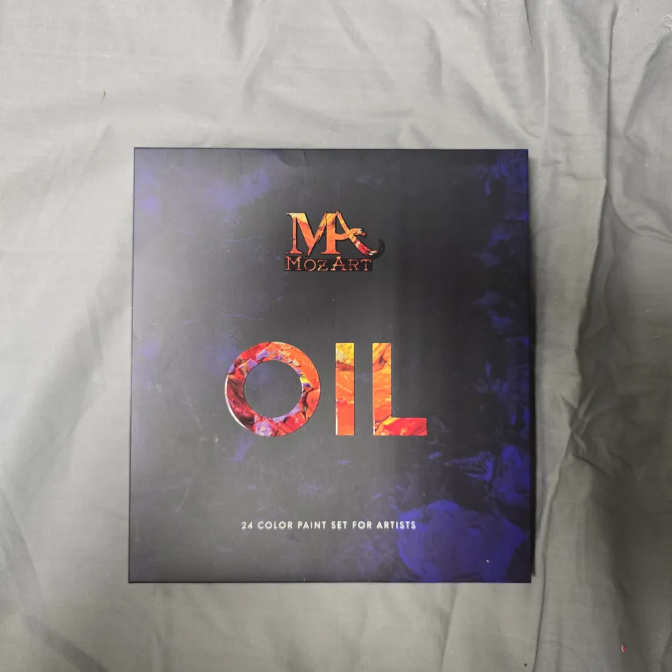 MOZART OIL PAINT SET - 24 COLOR TUBES FOR ARTISTS APPROXIMATELY 6 PCS 