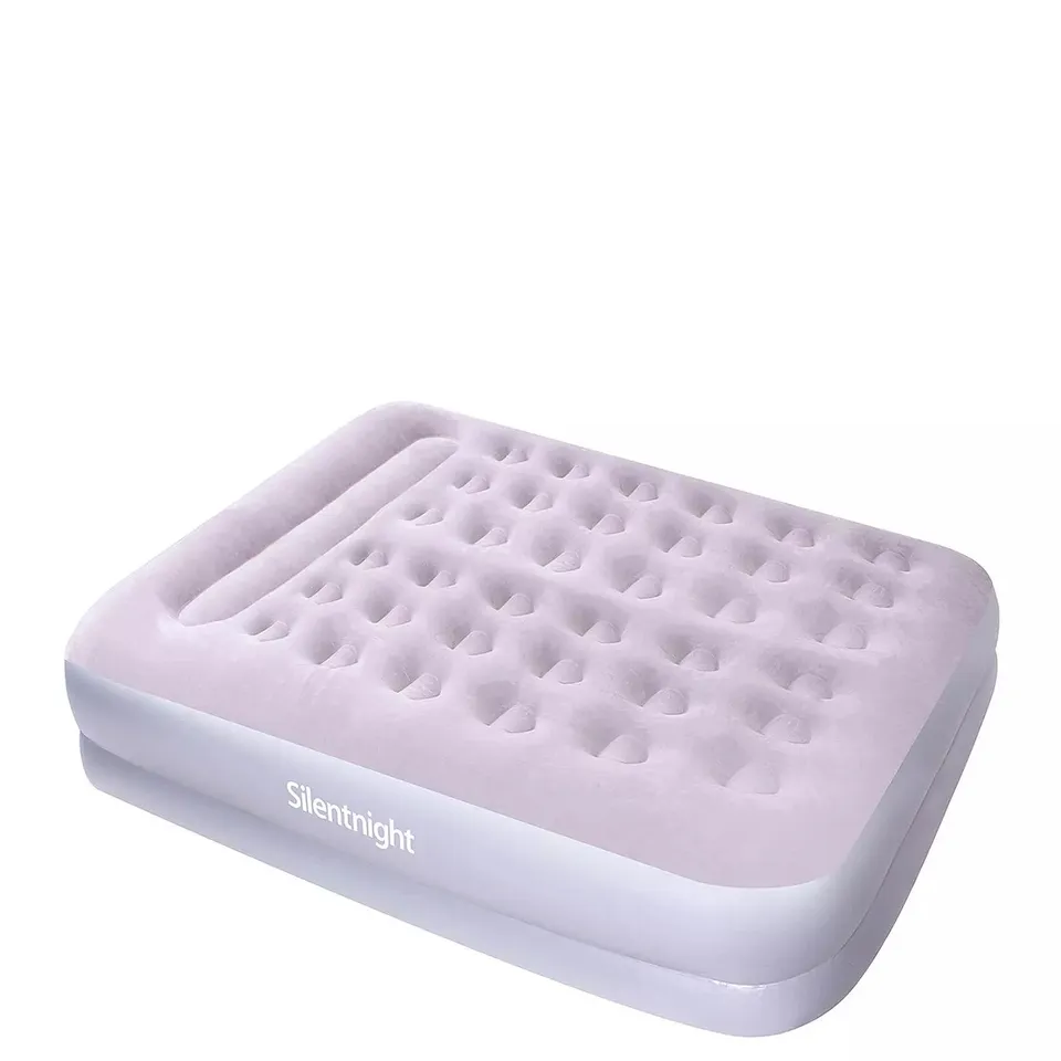 SILENTNIGHT CAMPING COLLECTION EXTRA DEEP FLOCKED AIRBED -  KING - GREY
