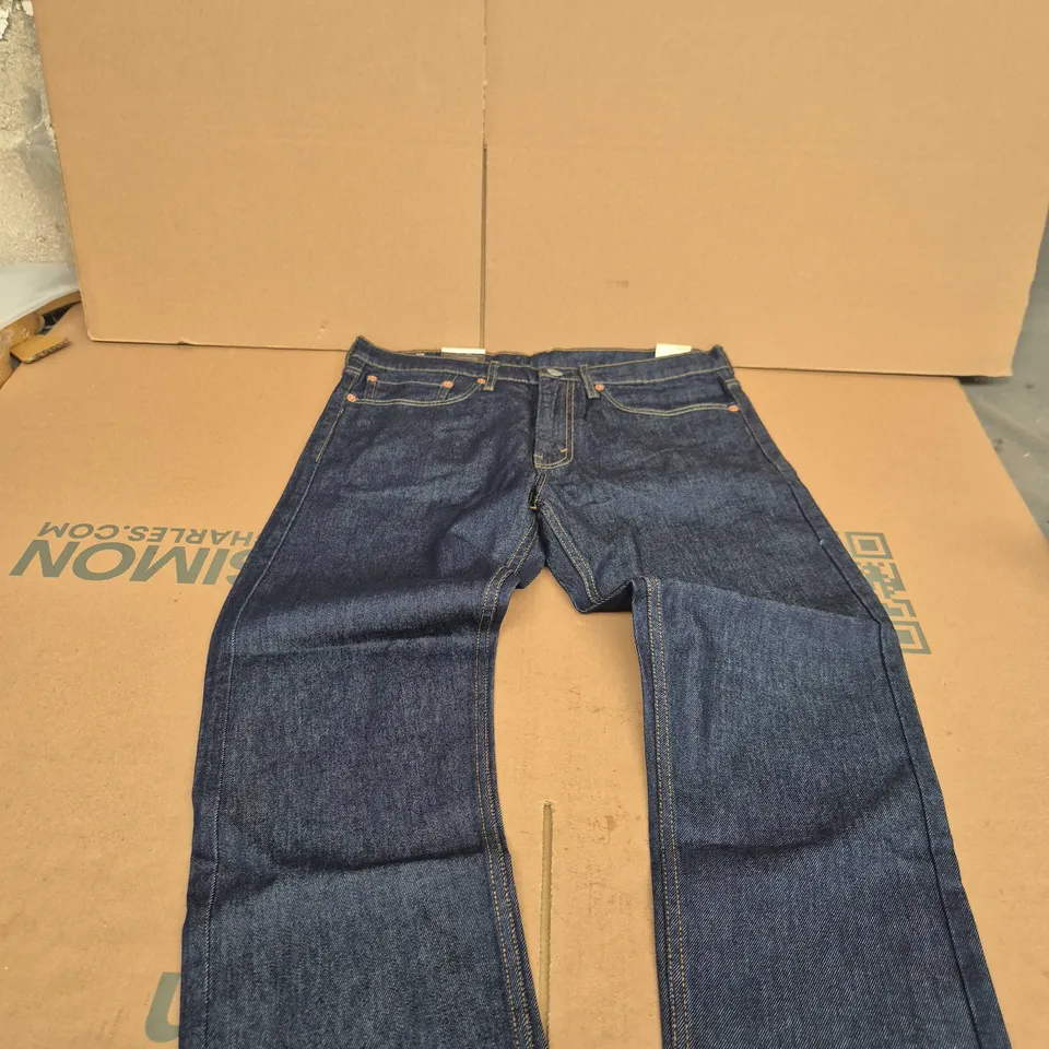 LEVI'S 511 SLIM JEANS – DARK INDIGO DENIM – UK 34 (US 34), INSEAM 30