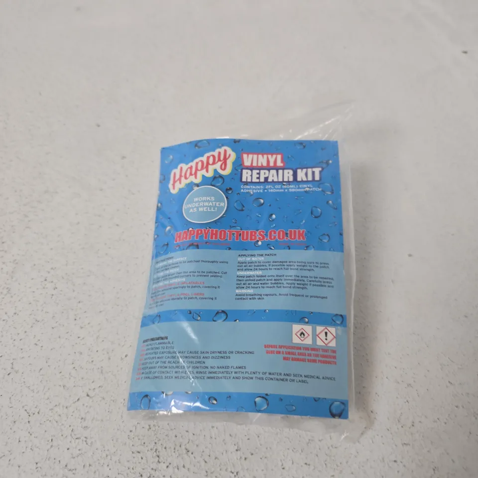 BOX OF APPROXIMATELY 15 ASSORTED HOUSEHOLD ITEMS INCLUDING REPEL REFILL COLOURING PENCILS AND VINYL REPAIR KIT