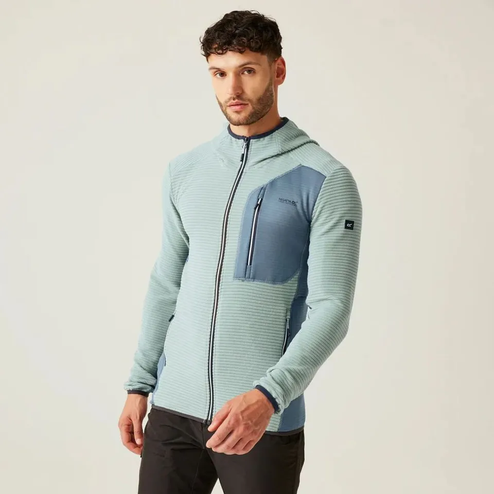 REGATTA MENS LAKEWRIGHT HOODED FULL ZIP FLEECE SIZE XL