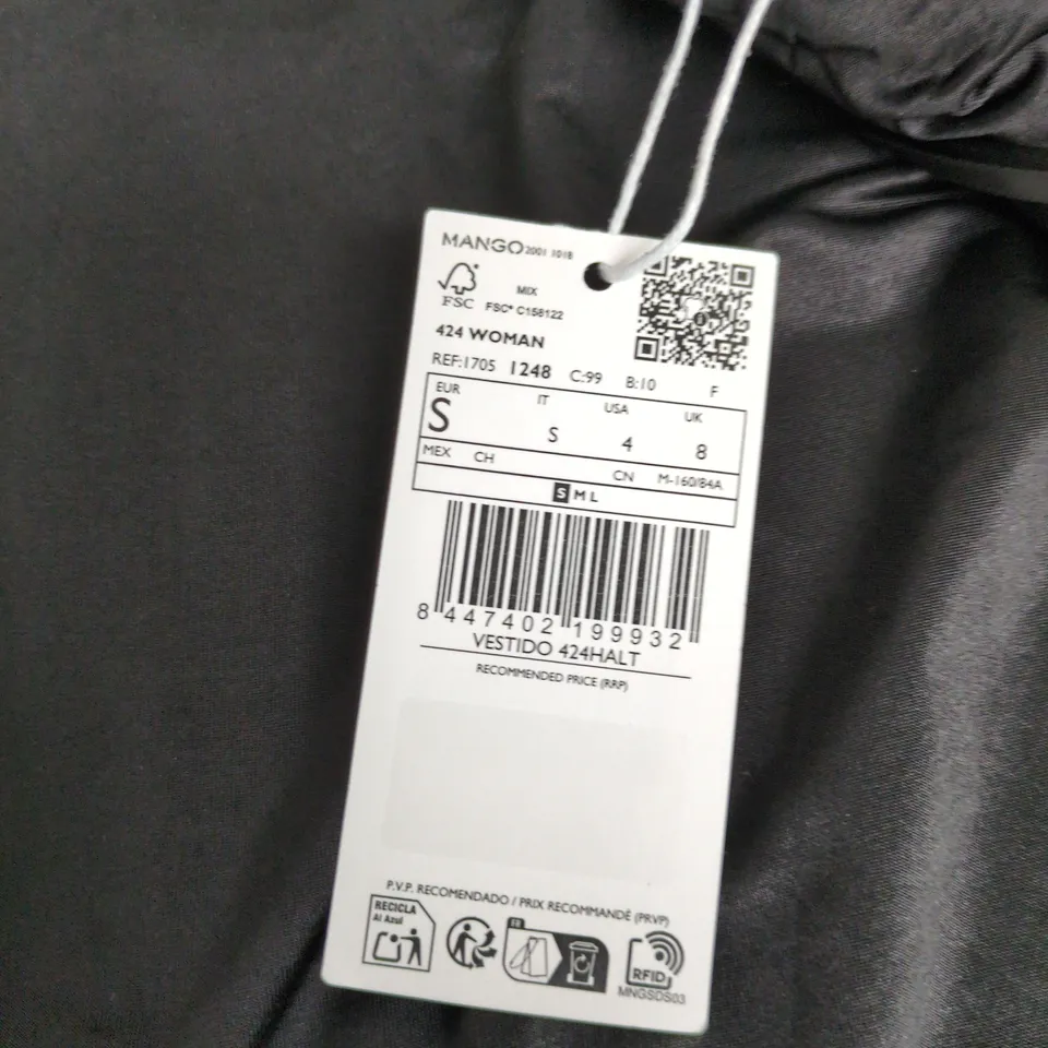 MANGO 424 WOMAN BLACK DRESS – UK 8 (EU S)