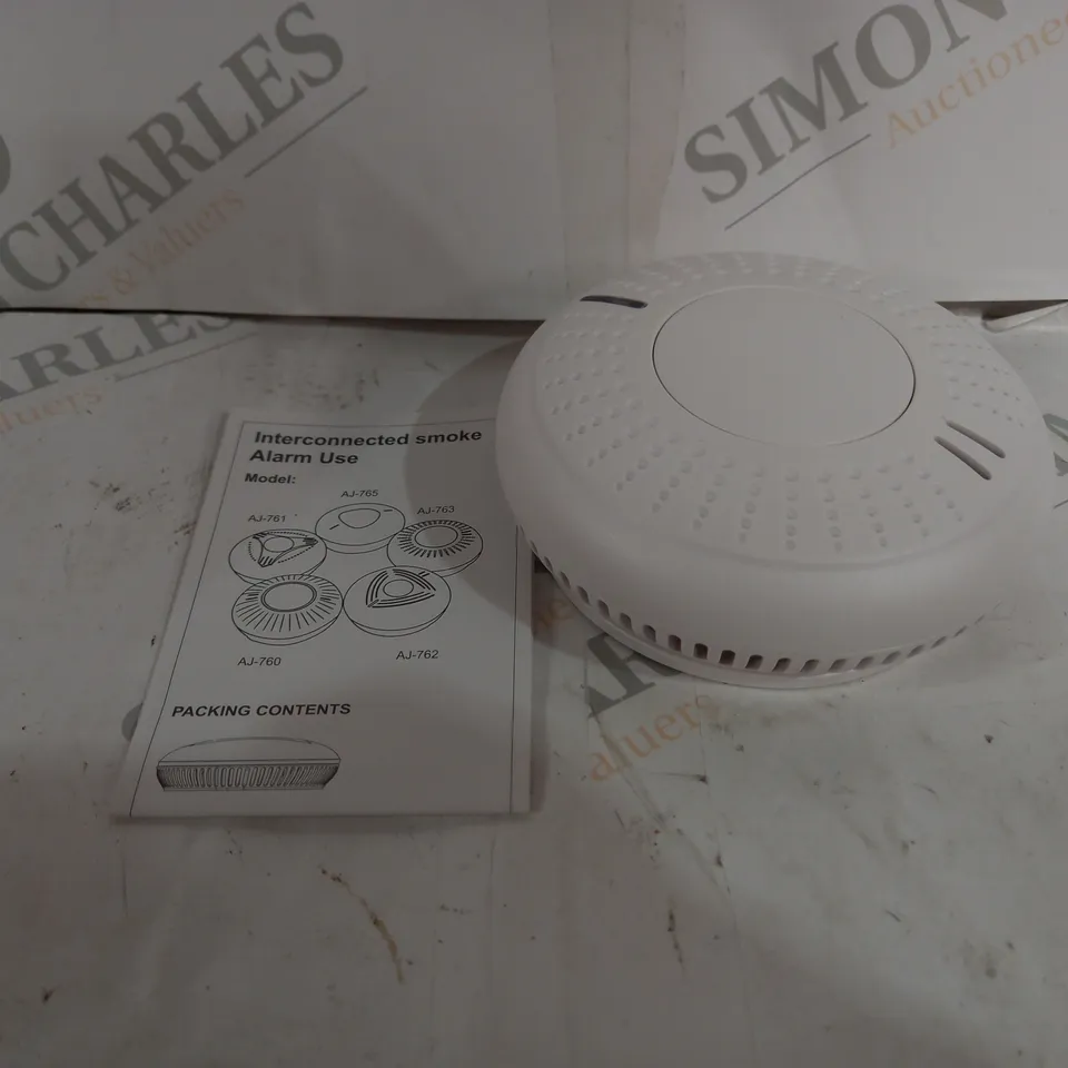 BOXED PHOTOELECTRIC SMOKE ALARM (AJ-763)