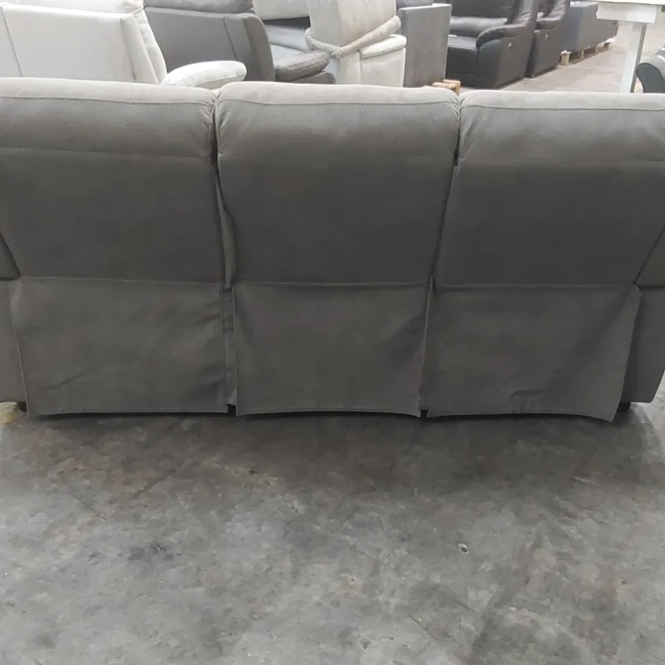 QUALITY DESIGNER VELVET UPHOLSTERED 3-SEATER SOFA