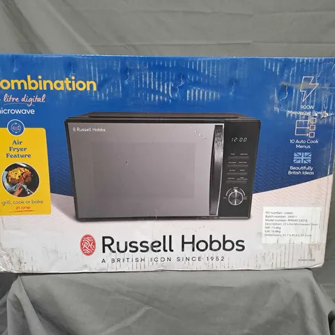 BOXED RUSSEL HOBBS COMBINATION DIGITAL MICROWAVE 23L