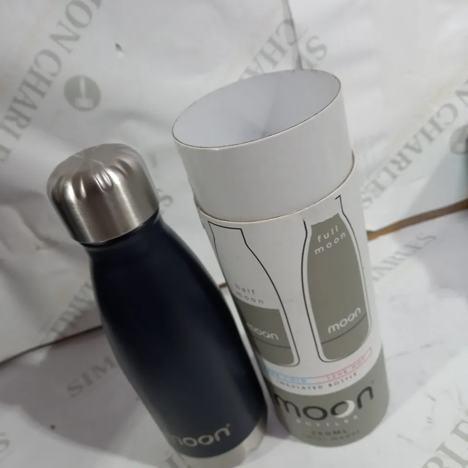 MOON BLUE BOTTLE - CARBON NEUTRAL STAINLESS STEEL METAL WATER BOTTLE