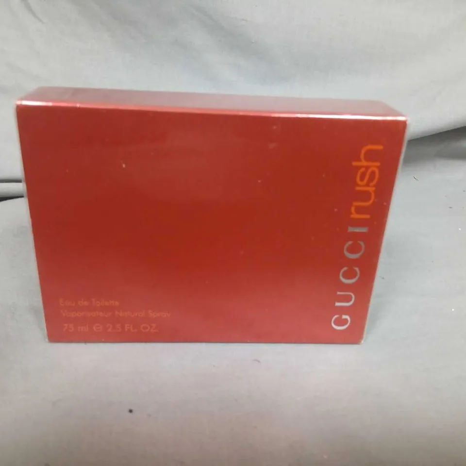BOXED AND SEALED GUCCI RUSH EAU DE TOILETTE 75ML