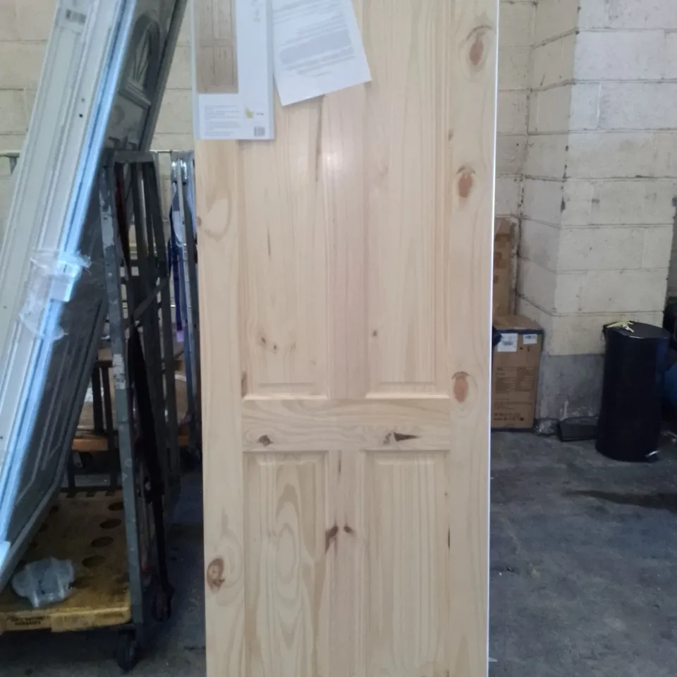 4 PANEL KNOTTY PINE INTERNAL DOOR 1981×686×35MM