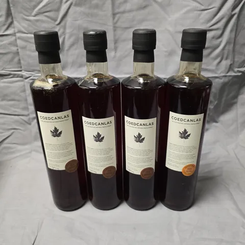 4 X COEDCANLAS ONTARIO MAPLE SYRUP 