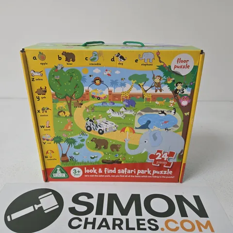 ELC LOOK & FIND SAFARI PARK PUZZLE – FLOOR PUZZLE, 24 PIECES, AGES 3+