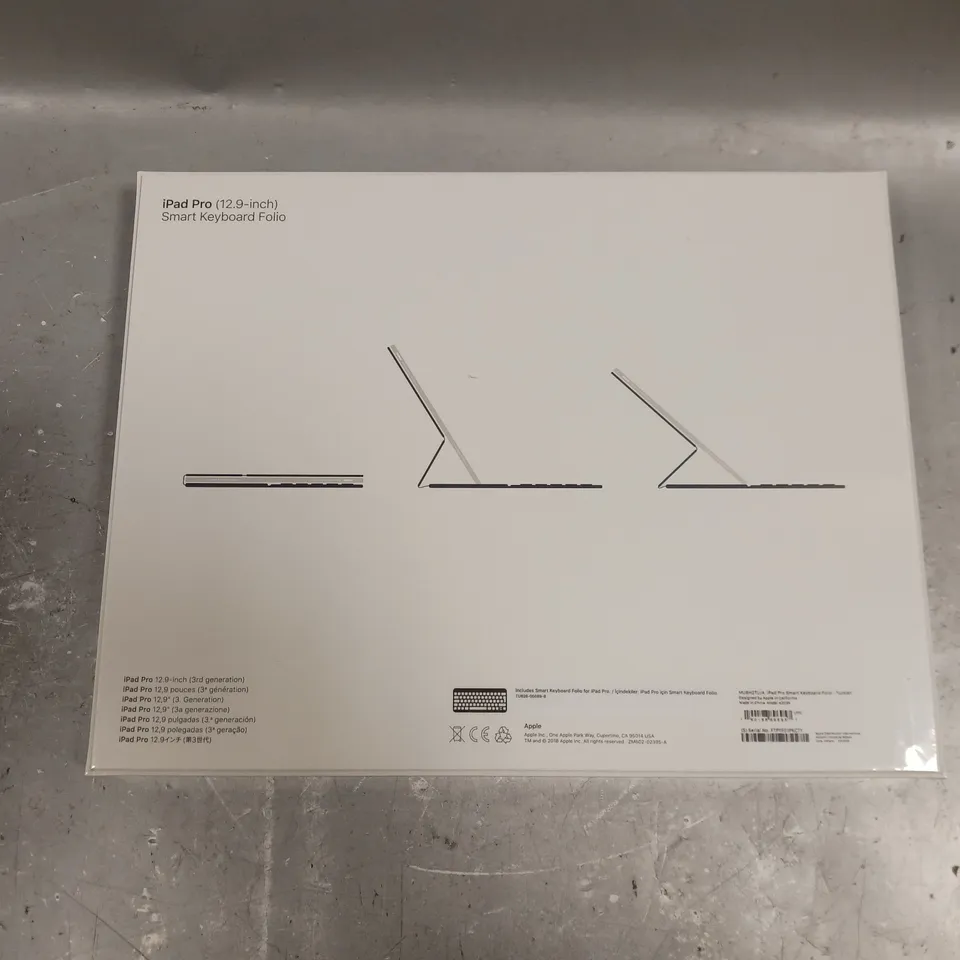 SEALED IPAD PRO 12.9" SMART KEYBOARD FOLIO - A2039
