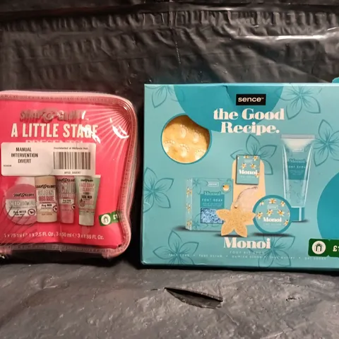 BOX OF APPROXIMATELY 12 ASSORTED GIFT SETS AND COSMETIC ITEMS TO INCLUDE SENCE, SOAP & GLORY, ETC - COLLECTION ONLY