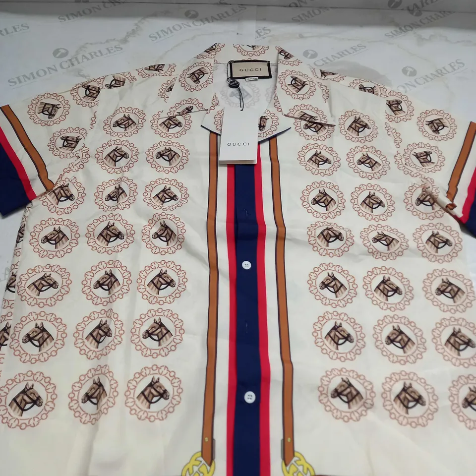 GUCCI BUTTONED SUMMER SHIRT SIZE M 