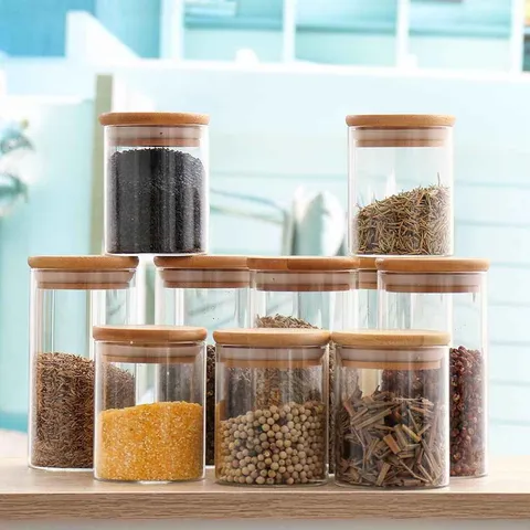 LIFE IDEAS SET OF 10 SPICE JARS