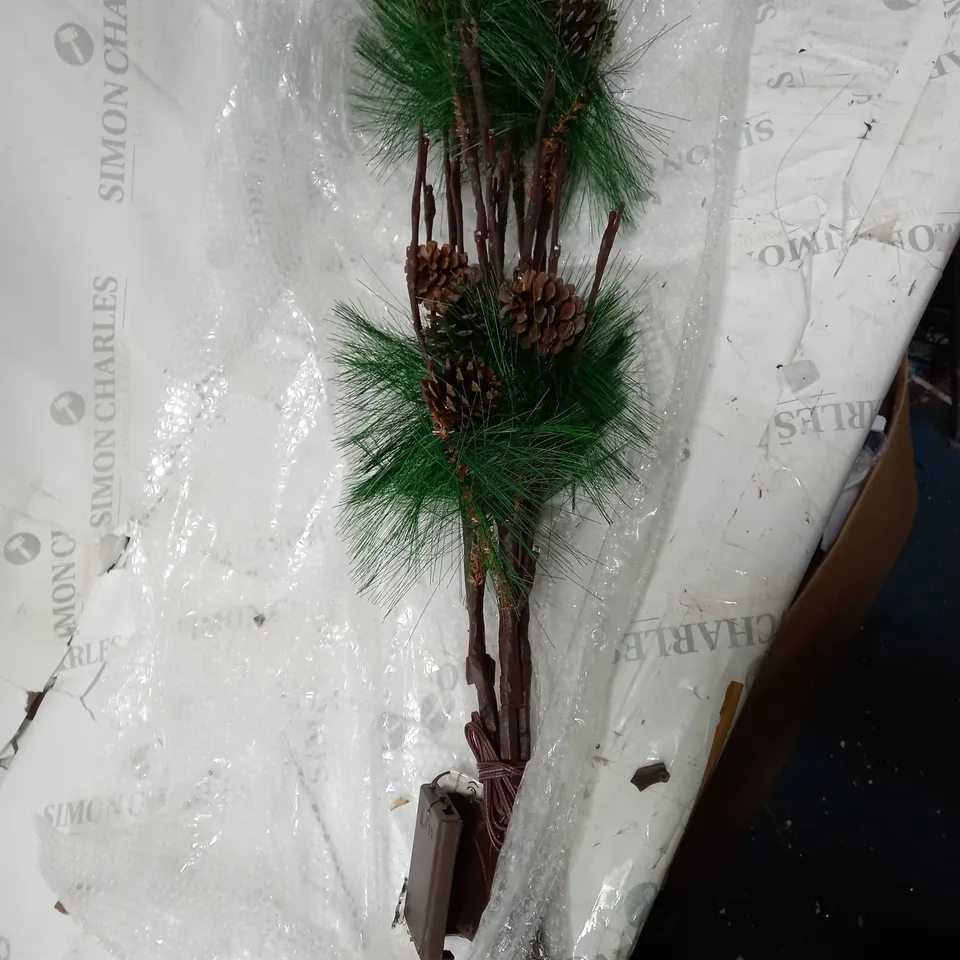 BOXED HOME REFLECTIONS PRE-LIT PINE BRANCH 