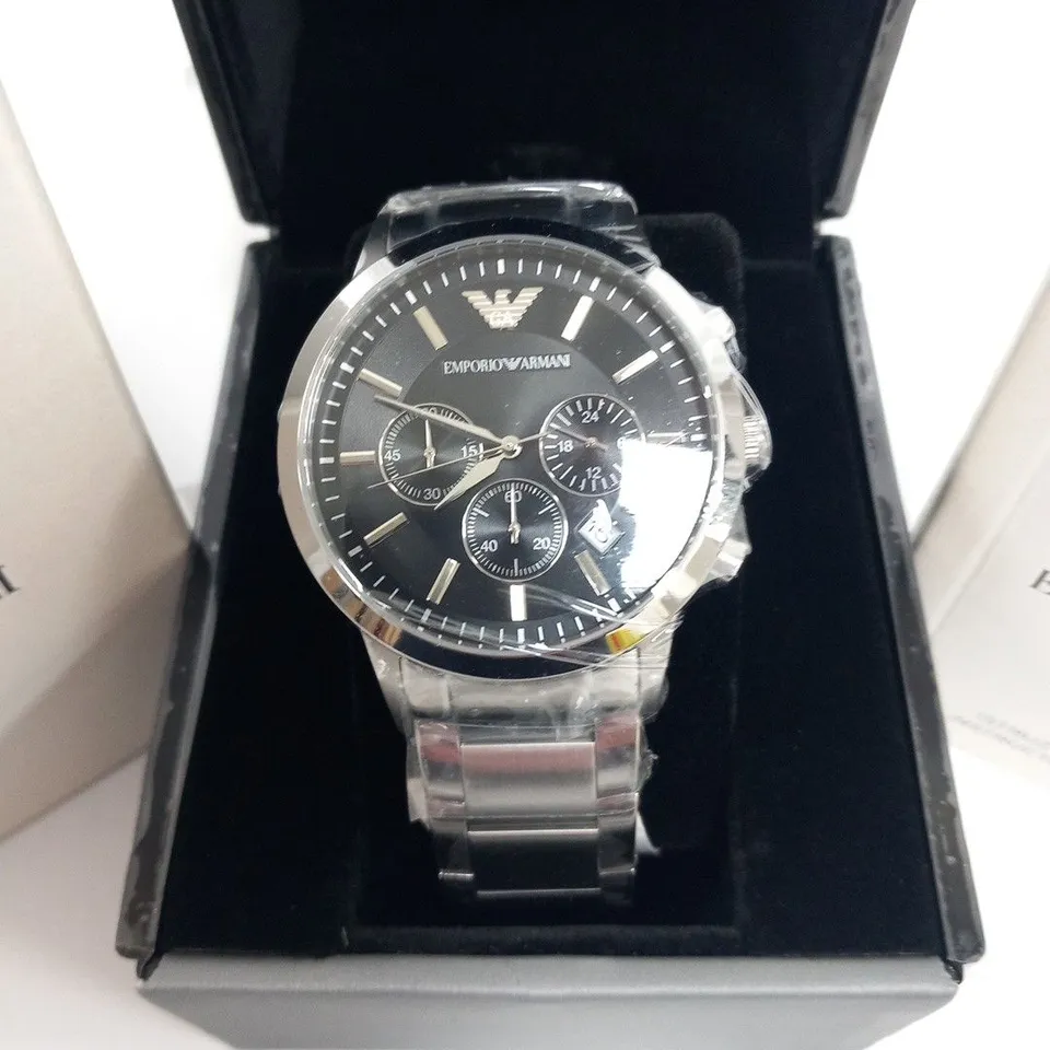 BOXED EMPORIO ARMANI AR2434 WRIST WATCH