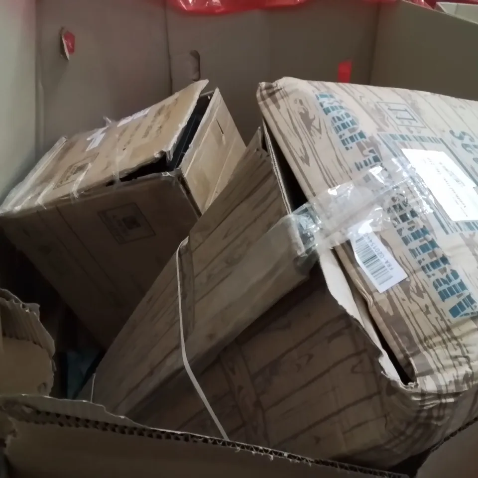 PALLET OF ASSORTED HOUSEHOLD GOODS AND PRODUCTS TO INCLUDE;ARTIFICIAL TREE,DESK MAT,SCALES