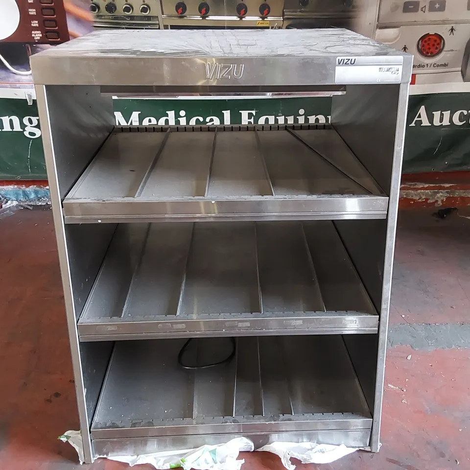 VIZU STAINLESS STEEL 3 TIER FOOD CHUTE