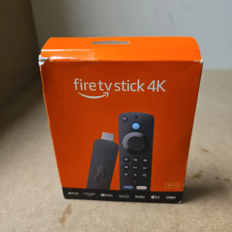 AMAZON FIRE TV STICK 4K WITH VOICE REMOTE – BOXED