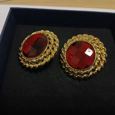 BUTLER & WILSON FRENCH STYLE CLIP ON EARRINGS 