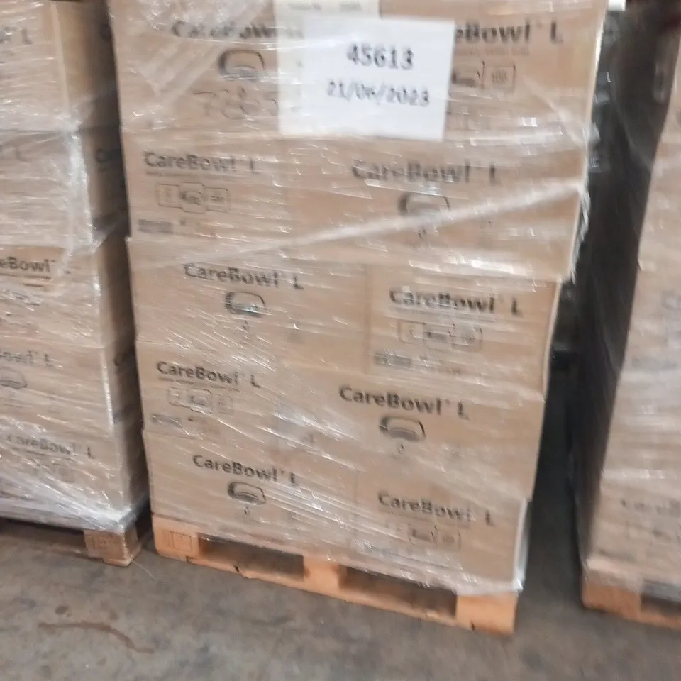 PALLET OF APPROXIMATELY 25 BOXES OF 300 CARE BOWL L KIDNEY BOWLS(APPROXIMATELY  7500 BOWLS IN TOTAL)