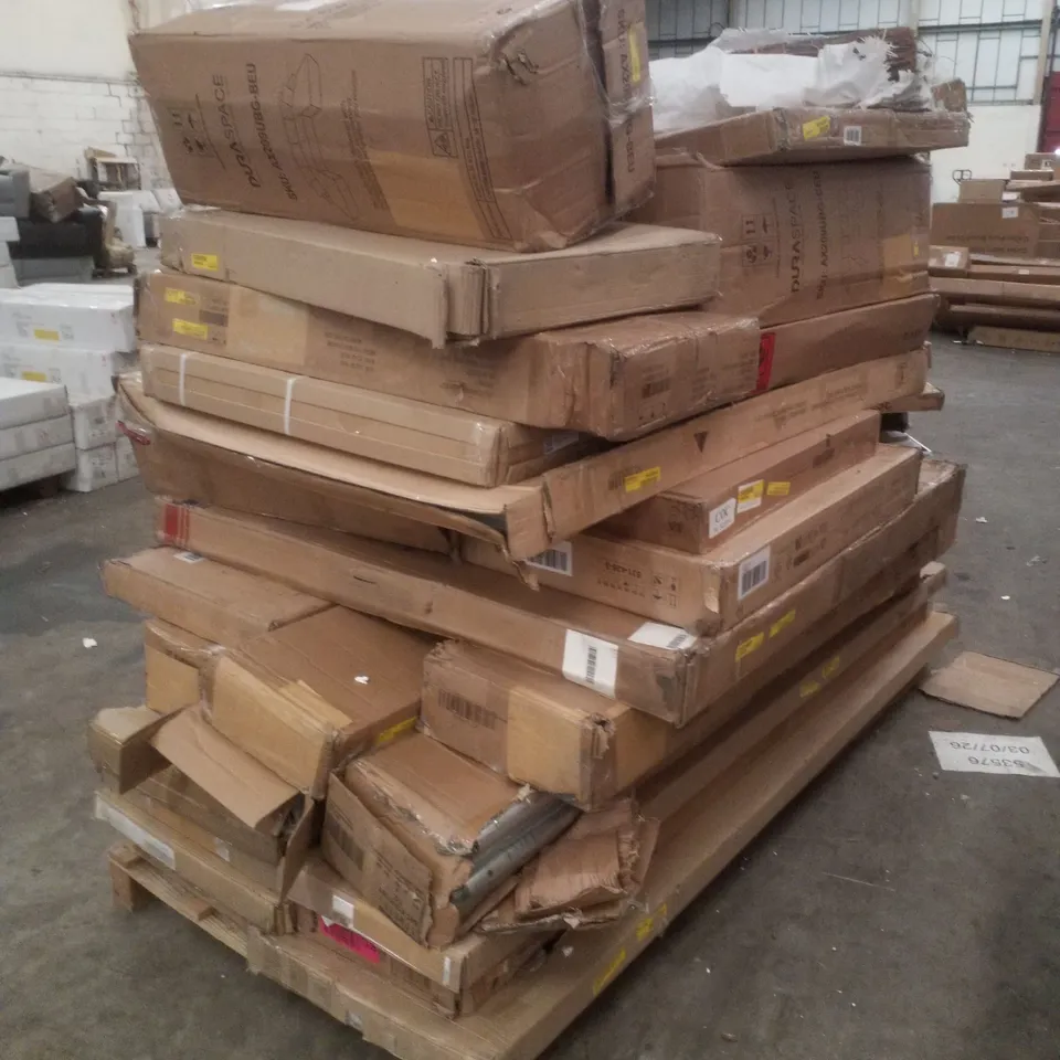 PALLET CONTAINING ASSORTED INCOMPLETE FLATPACK FURNITURE